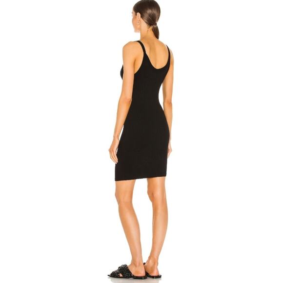 LNA Revolve Chriselle Ribbed Knit Tank Dress in Black  Size Small - Picture 2 of 7